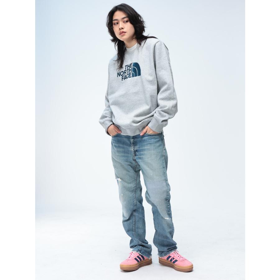 THE NORTH FACE（ザ ノースフェイス） 裏起毛 ロゴ刺繍 クルーネック