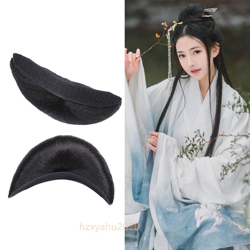 中国古代風かつら 古典宮廷髪型 唐装漢服髪型 ウィッグ 仙女系 コスプレ イベント 学園祭 文化祭 舞台団体演出道具 写真撮影用 ペア Cterx Huy 通販 Yahoo ショッピング