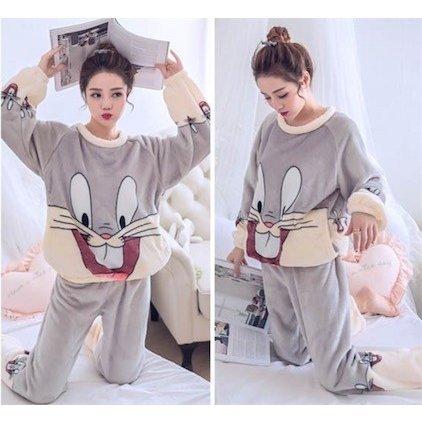 ルームウェア もこもこ レディース パジャマ 上下セット 大きいサイズ フリース 厚手 長袖 可愛い カラフル 冬 部屋着 寝巻き ホームウェア 税込