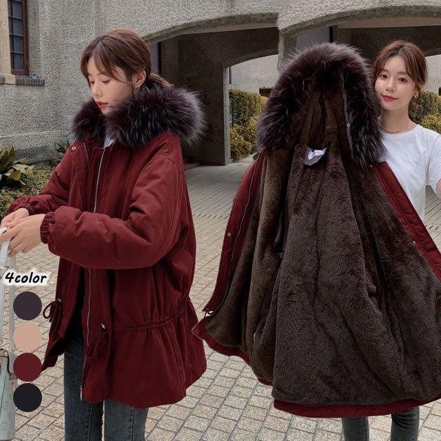 モッズコート ミリタリーコート レディース 裏起毛 裏ボアコート 厚手 中綿コート アウター 冬 防寒服 代 30代 フード付き ファー 51sdsk5yyz レディースファッション Kccc Uk