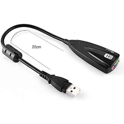 USB オーディオ 変換アダプター 外付け サウンドカード USB 3.5mm ミニ ジャック ヘッドホン USBマイク端子 PC Skype 会議用｜hzxyahu2020｜05