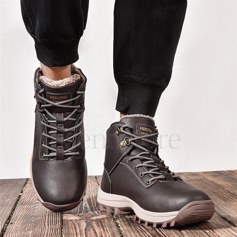 大人気定番商品 ブーツ メンズ 冬靴 アウトドア ショートブーツ ハイカット スノーブーツ カジュアル 男性 トレッキングシューズ 登山靴 ハイキング 防水