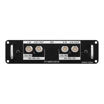 Panasonic - (貨物輸送無料) ET-MDN12G10 パナソニック 12G-SDIゲーム盤 ET-MDN12G10 テレビ、オーディオ、カメラ-テレビ、映像機器-ホームシアター