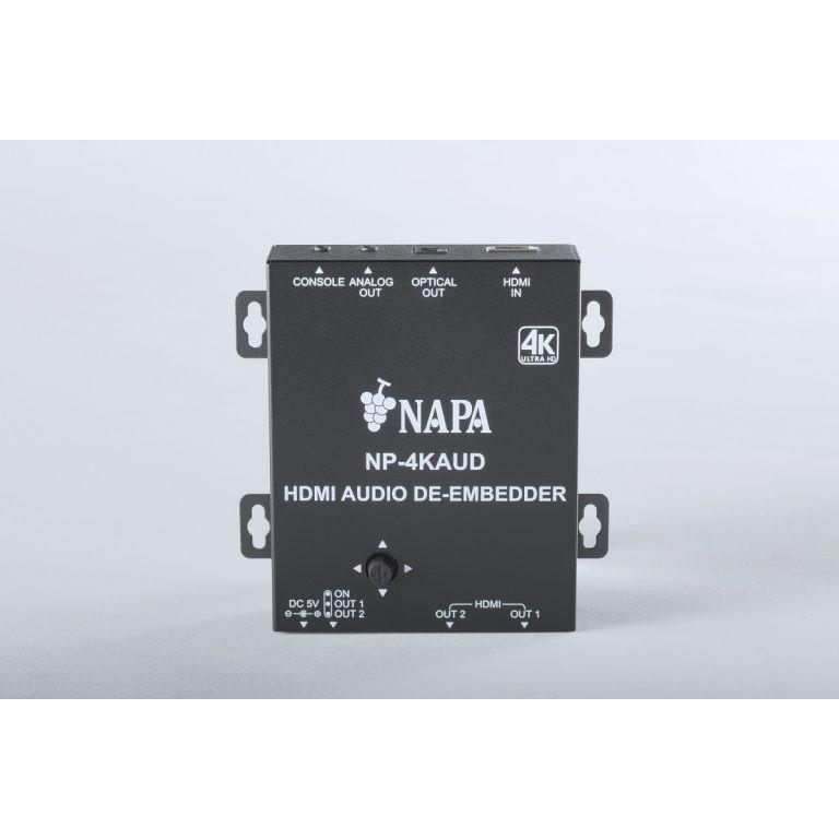 AI-NP-4KAUD AI 4K@60(4:4:4)対応 HDMIオーディオディエンベッダ AI-NP-4KAUD
