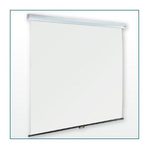 KMR-HD120AW ケイアイシー KIC スプリング巻上スクリーン (16:9サイズ) KMR-HD120AW (オールホワイト) (送料無料)