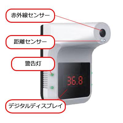 レッツコーポレーション LET'S 非接触サーモメーター 体表測定器 ノンタッチチェッカーズ (送料無料)｜i-1factory｜04