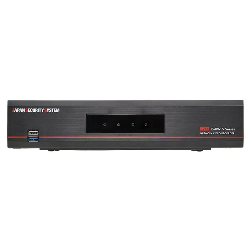 (送料無料) JS-RW5004A-20 JSS 4K対応PoE給電方式 4ch ネットワークビデオレコーダ (20TB) JS-RW5004A-20の画像