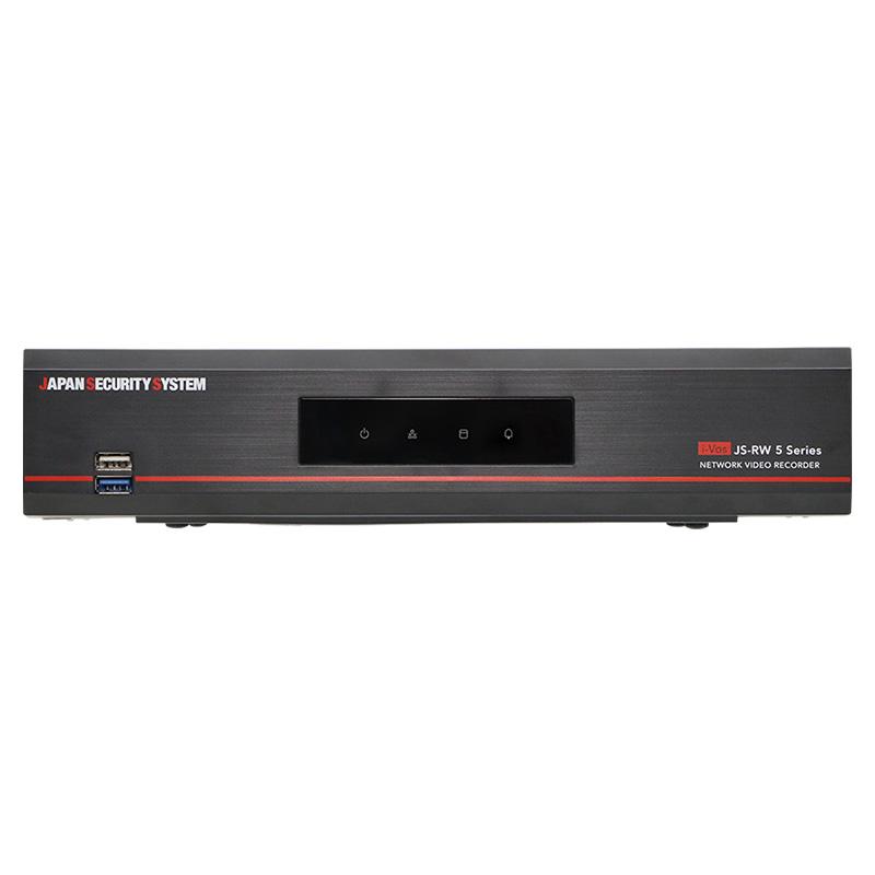 (送料無料) JS-RW5008A-04 JSS 4K対応PoE給電方式 8ch ネットワークビデオレコーダ (4TB) JS-RW5008A-04の画像