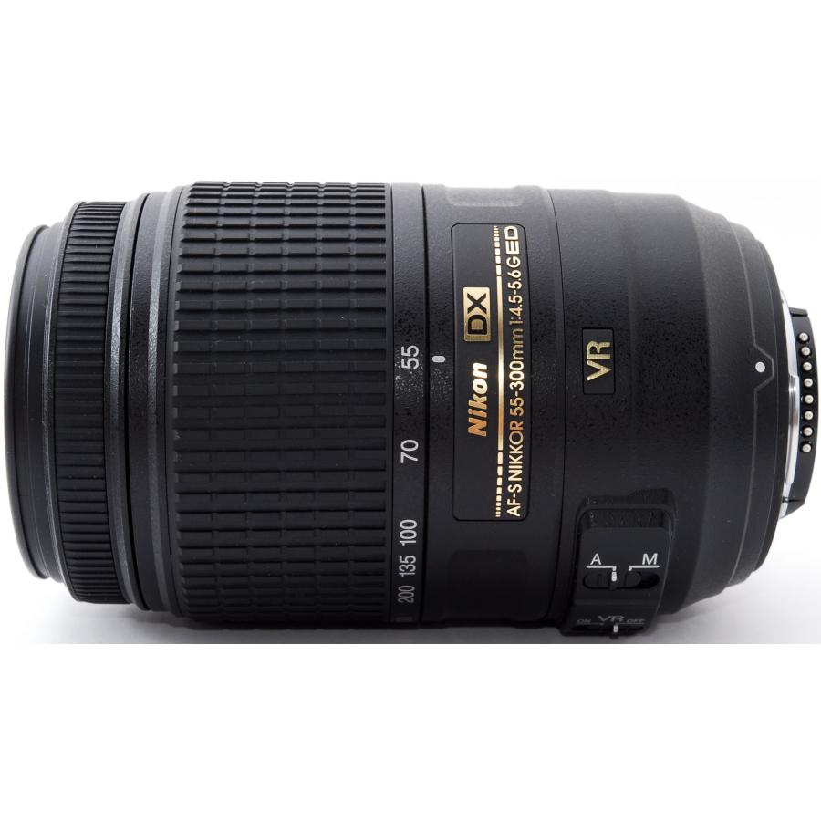 NIKKOR ニコン 望遠レンズ NIKON AF-S DX 55-300 VR 中古 レンズフード