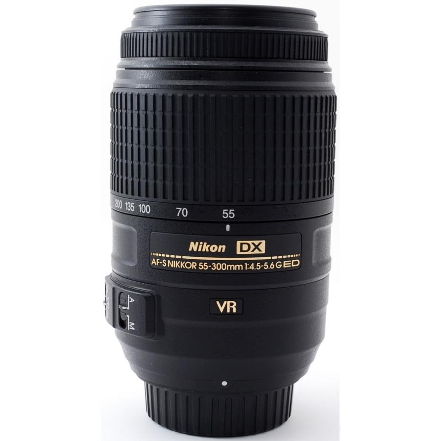 NIKKOR ニコン 望遠レンズ NIKON AF-S DX 55-300 VR 中古 レンズフード