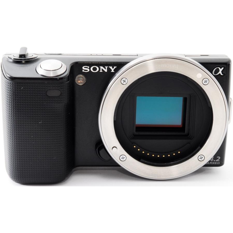 NEX ソニー ミラーレス SONY α NEX-5 ブラック レンズキット 中古 新品