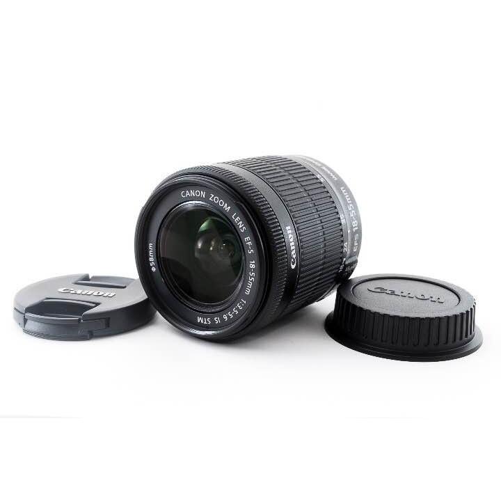 ☆ほぼ新品③☆ Canon EF-S 18-55mm f4-5.6 IS STM - レンズ(ズーム)