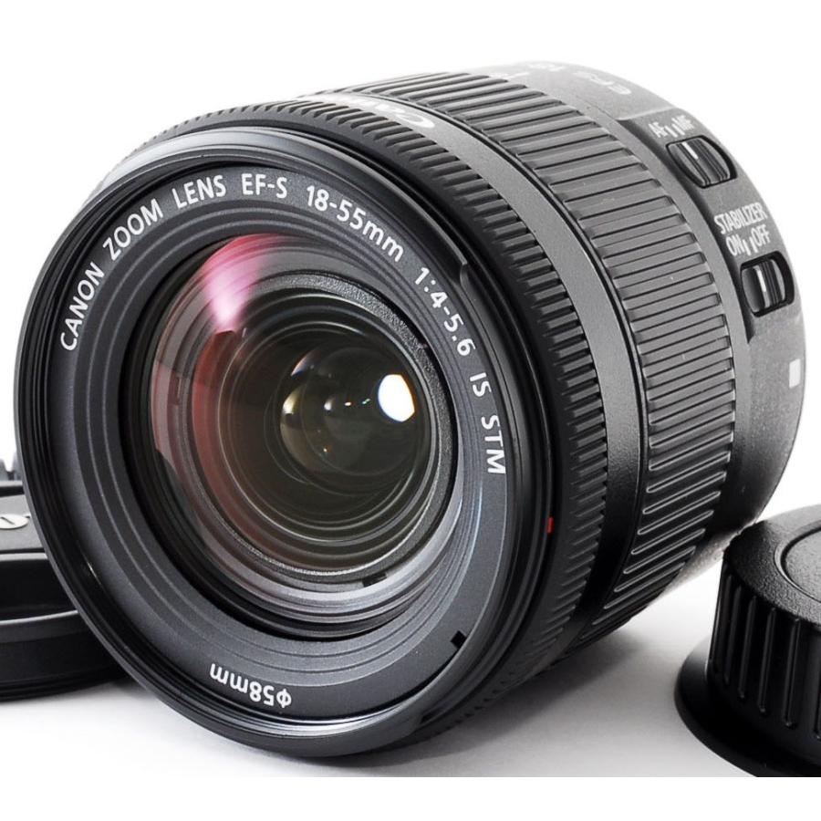 ☆ほぼ新品③☆ Canon EF-S 18-55mm f4-5.6 IS STM - レンズ(ズーム)
