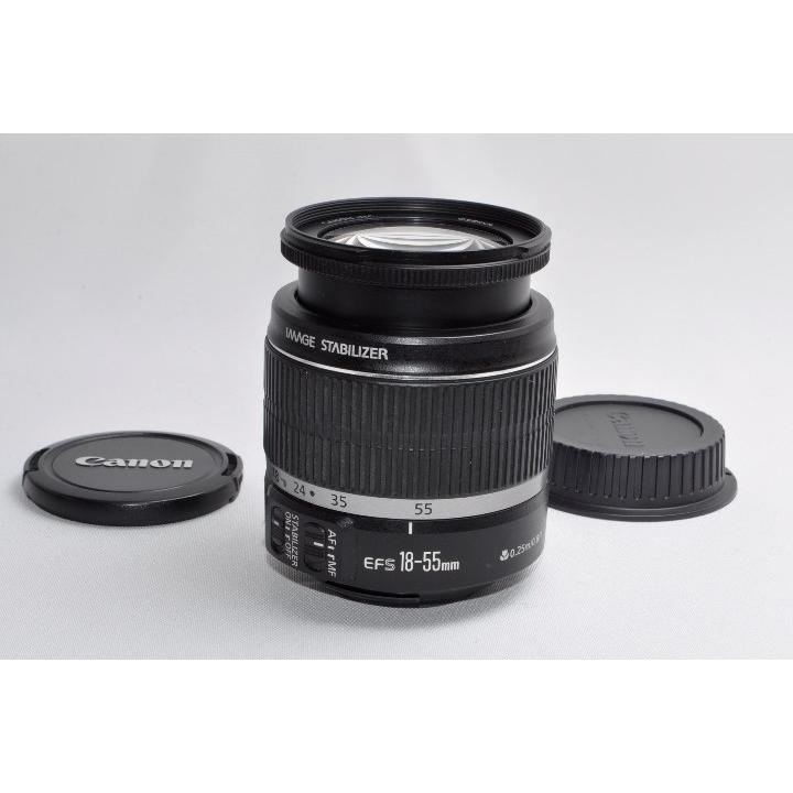 EFレンズ キヤノン 標準レンズ CANON EF-S18-55mm F3.5-5.6 IS 中古 