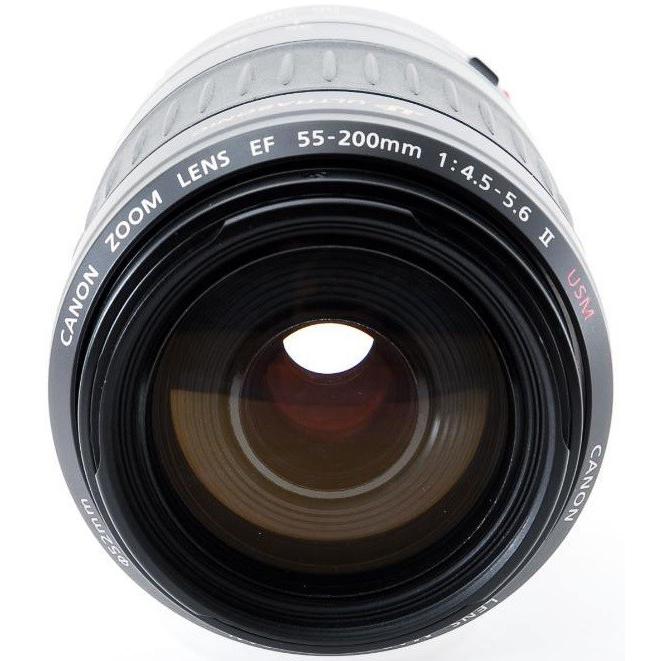 キヤノン 交換レンズ CANON EF 55-200mm F4.5-5.6 II USM 中古 保証