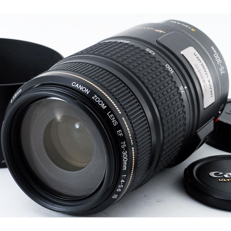 キヤノン 望遠レンズ 中古 保証 CANON EF 75-300mm F4-5.6 IS キヤノン 望遠レンズ 中古 保証 CANON EF 75-300mm F4-5.6 IS