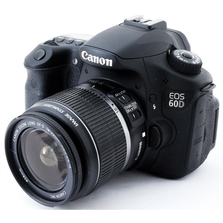 キヤノン デジタル一眼 CANON EOS 60D レンズキット 中古 SDカード付き