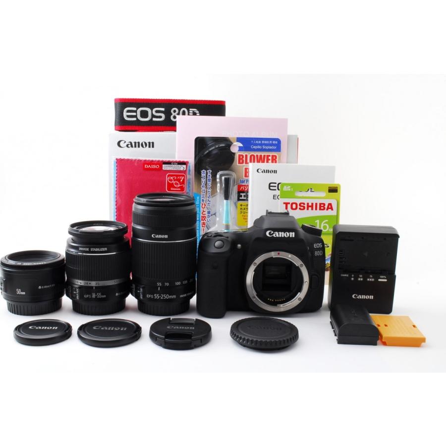 EOS デジタル一眼 中古 Wi-Fi搭載 CANON キヤノン 80D トリプル EOS デジタル一眼 中古 Wi-Fi搭載 CANON キヤノン 80D トリプル