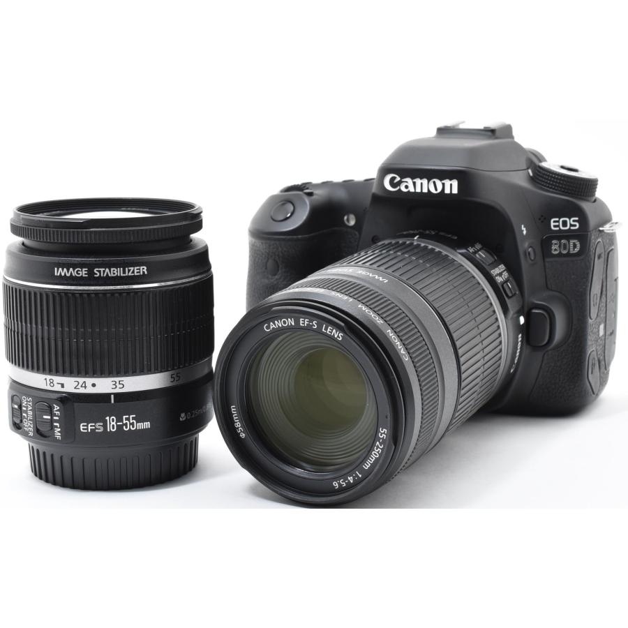 EOS 80D デジタル一眼 キヤノン CANON ダブルズーム 中古 Wi-Fi搭載