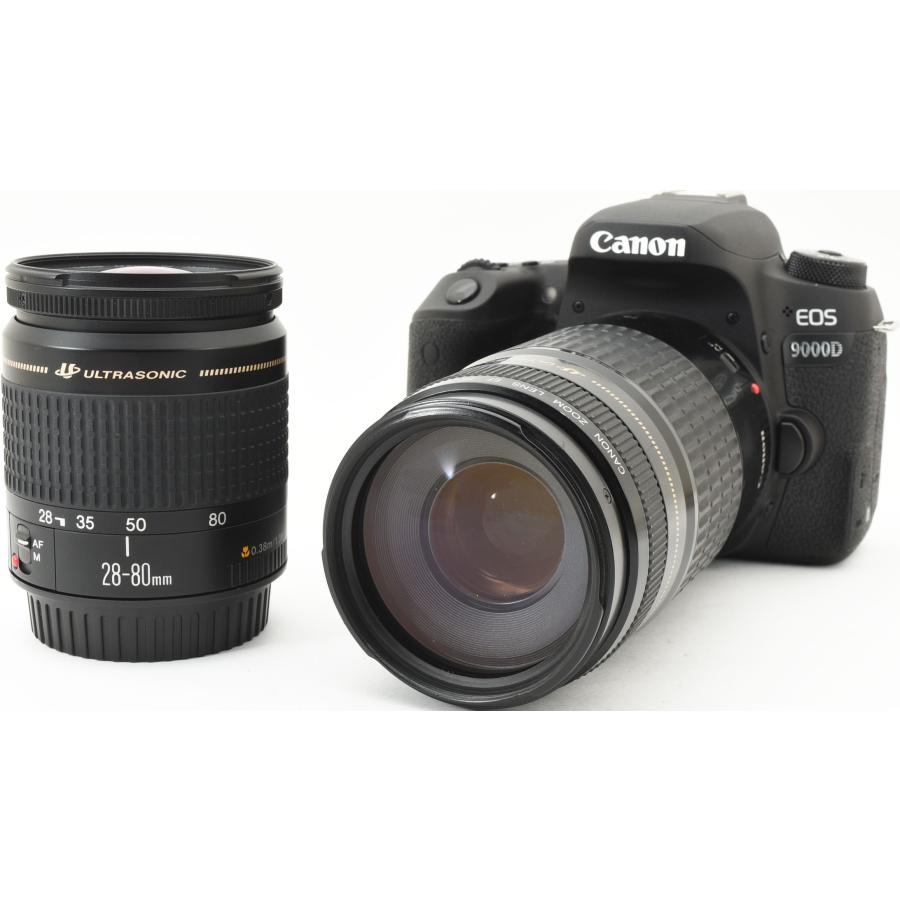 Canon EOS 9000D デジタル一眼レフ 本体 レンズ2本　SDカード付 キヤノン Canon EOS 9000D ボディ 2420万画素 DIGIC7搭載 SD