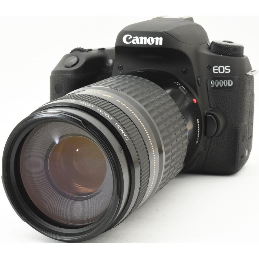 Canon EOS 9000D デジタル一眼レフ 本体 レンズ2本　SDカード付 EOS 9000D キヤノン デジタル一眼 CANON ダブルズーム 中古 新品