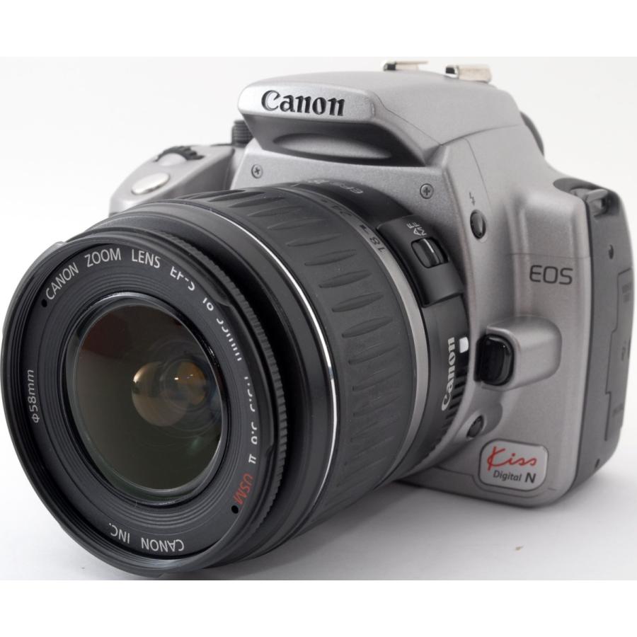 カメラ デジタルカメラ 贅沢品 キヤノン Canon EOS KISS デジタル N シルバー レンズキット 