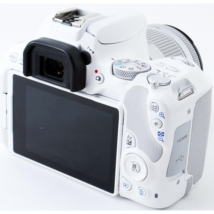 キヤノン デジタル一眼 CANON EOS Kiss X9 レンズキット ホワイト 中古