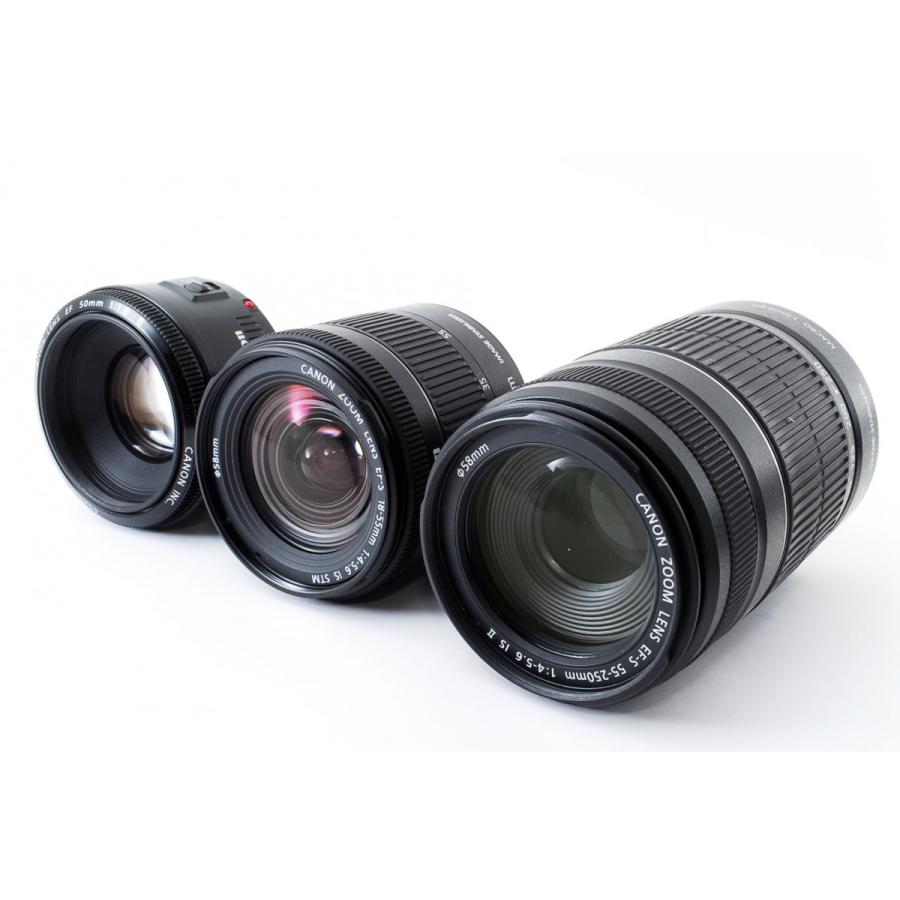 EOS キヤノン デジタル一眼 CANON Kiss X9i トリプルレンズ 中古 Wi-Fi