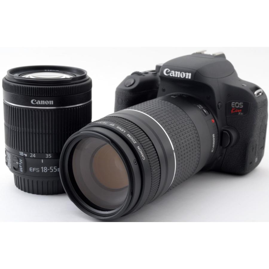 キヤノン デジタル一眼 CANON EOS Kiss X9i ダブルズームキット 中古 Wi-Fi ＆ Bluetooth搭載 新品SDカード付き 届いてすぐに使える｜i-camera-shop