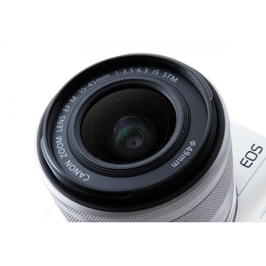 EOS キヤノン ミラーレス一眼 CANON M100 レンズキット ホワイト EOS キヤノン ミラーレス一眼 CANON M100 レンズキット ホワイト