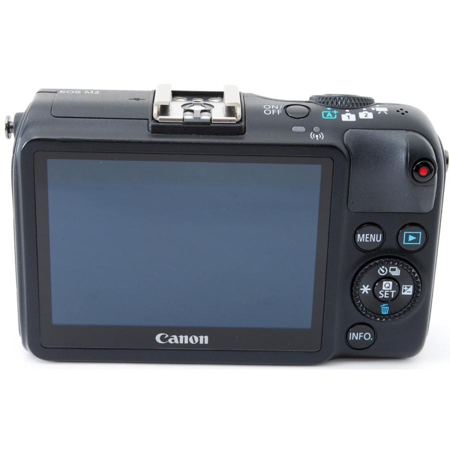 キヤノン CANON EOS M2 ボディ ブラック ミラーレス カメラ 中古 EOS M CANON キヤノン ミラーレス 中古 Wi-Fi搭載 M2 ボディ ブラック