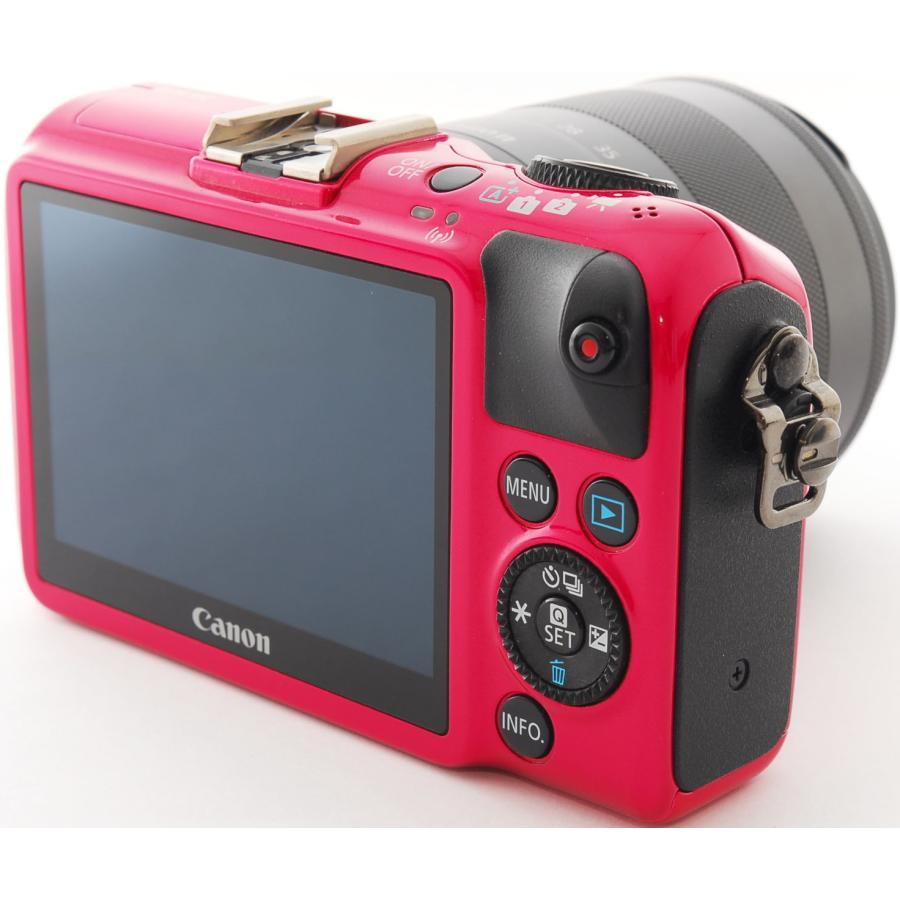 キヤノン ミラーレス CANON EOS M2 レンズキット レッド Wi-Fi搭載 SDカード付き｜i-camera-shop｜04