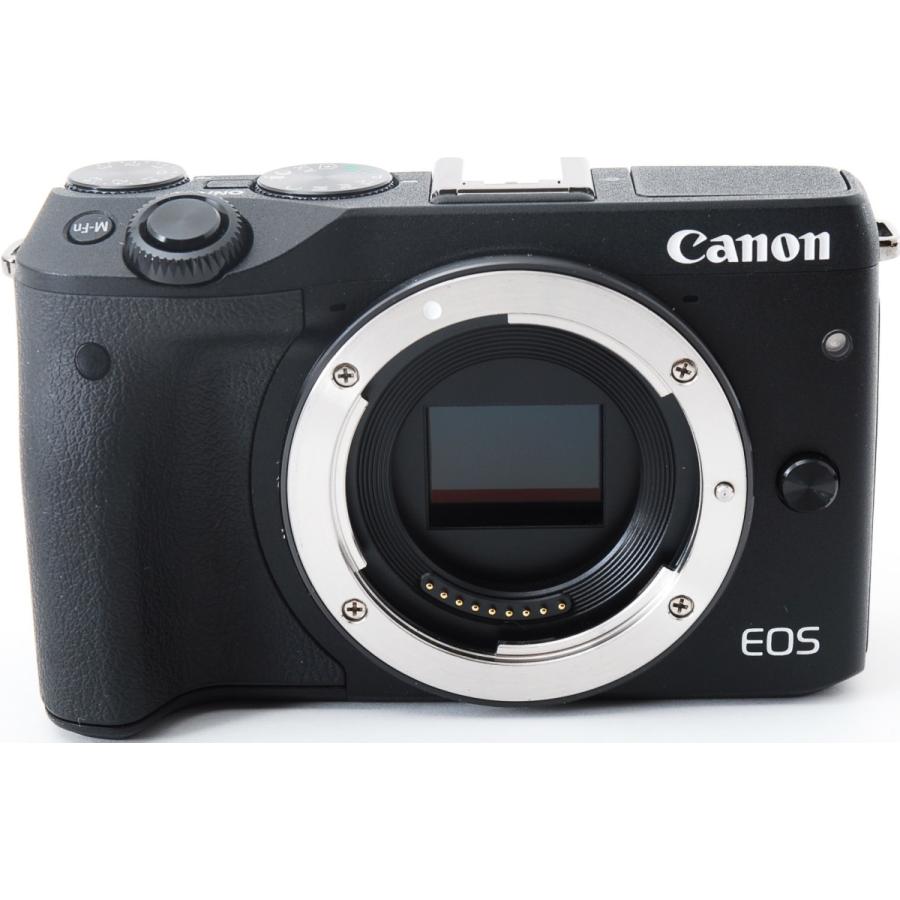 EOS M キヤノン ミラーレス CANON M3 レンズキット ブラック 中古 美品