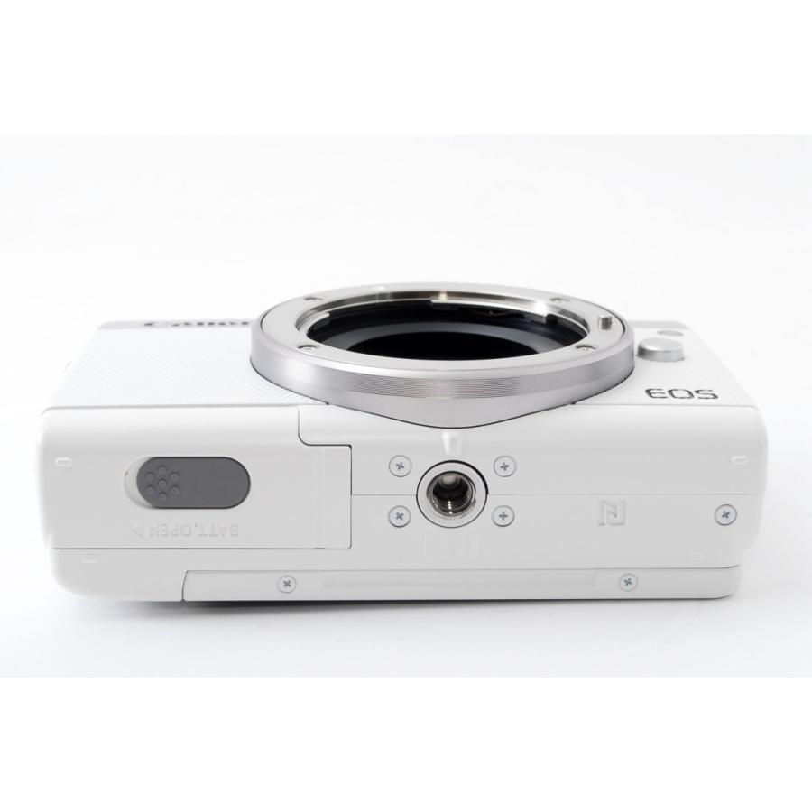 Canon - 新品 EOS M100 ホワイト ズームレンズ、SDカード付 EOS キヤノン ミラーレス一眼 CANON M100 レンズキット ホワイト