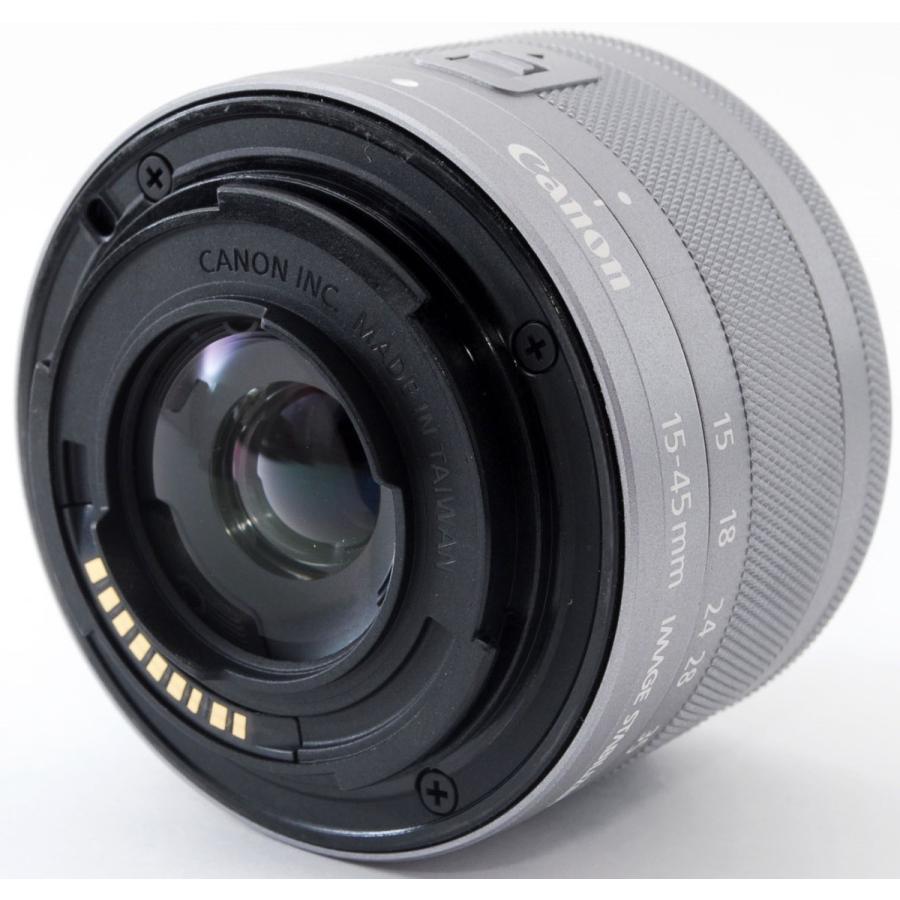 EOS M キヤノン CANON M100 ダブルズームキット ホワイト 中古 Wi-Fi
