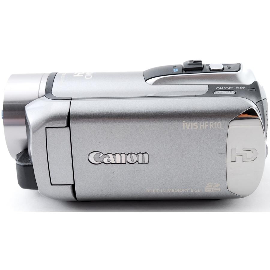 iVIS キヤノン ビデオカメラ CANON HF R10 シルバー 中古 新品SD iVIS キヤノン ビデオカメラ CANON HF R10 シルバー 中古 新品SD