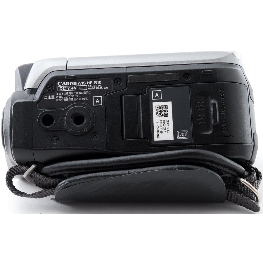 iVIS キヤノン ビデオカメラ CANON HF R10 シルバー 中古 新品SD iVIS キヤノン ビデオカメラ CANON HF R10 シルバー 中古 新品SD