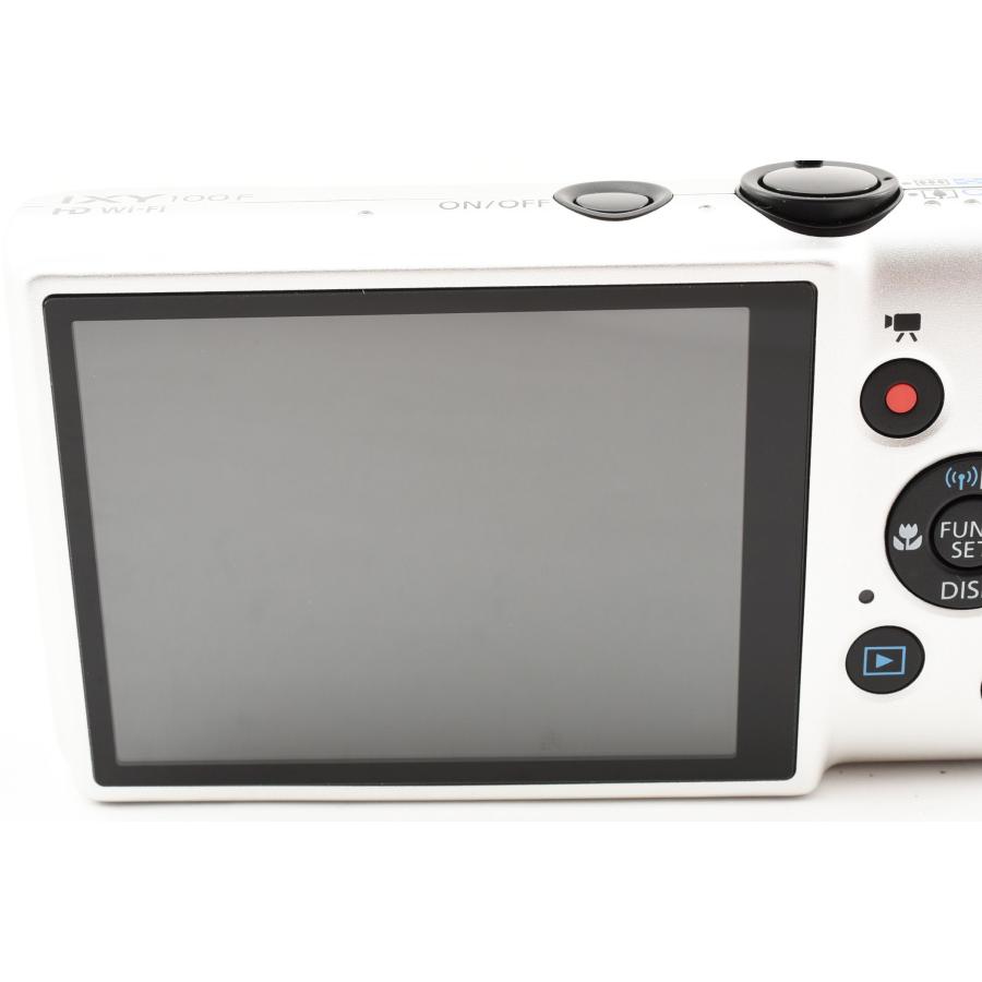IXY キヤノン コンデジ CANON 100F シルバー 中古 Wi-Fi搭載 新品SD 
