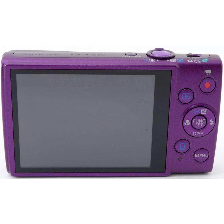 IXY キヤノン コンデジ CANON 630 パープル 中古 Wi-Fi搭載 SD IXY キヤノン コンデジ CANON 630 パープル 中古 Wi-Fi搭載 SD
