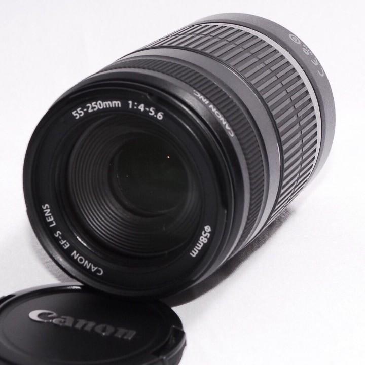 キヤノン 望遠レンズ 中古 保証  CANON EF-S 55-250mm F4-5.6 IS APS-C対応｜i-camera-shop｜04