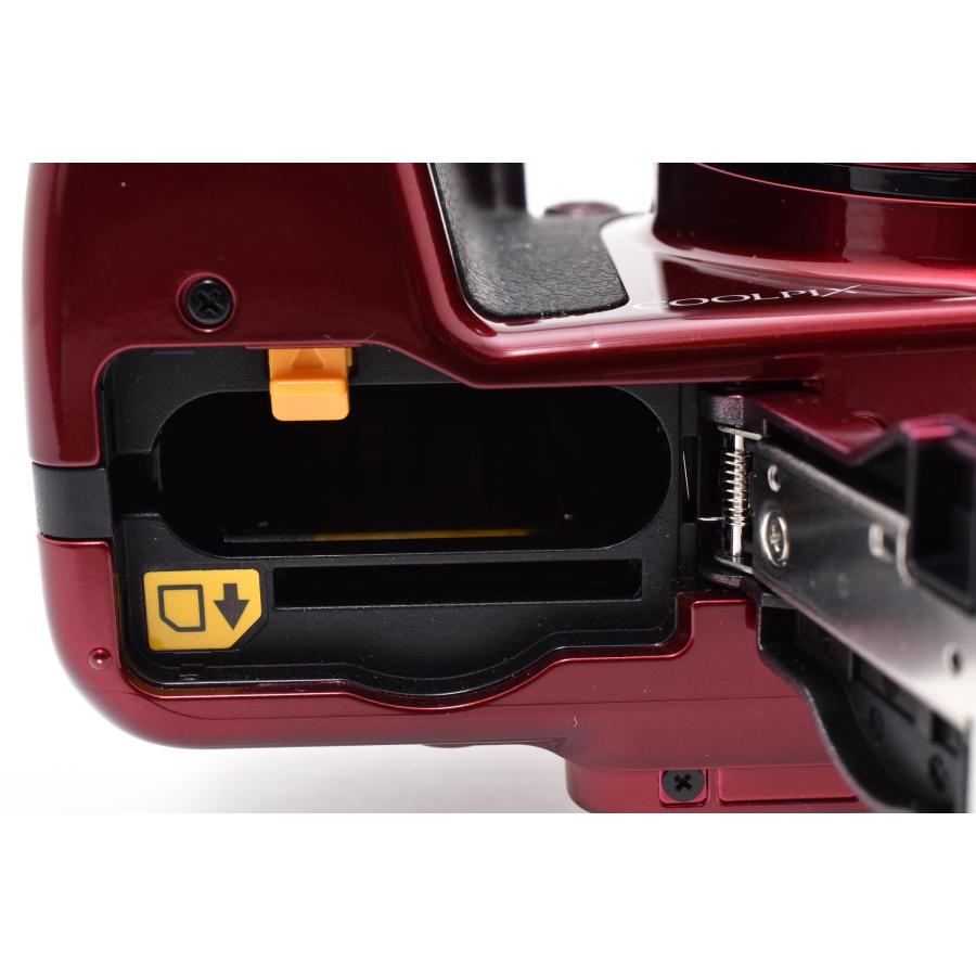 COOLPIX P ニコン コンデジ Nikon P600 レッド 中古 Wi-Fi搭載 新品SD