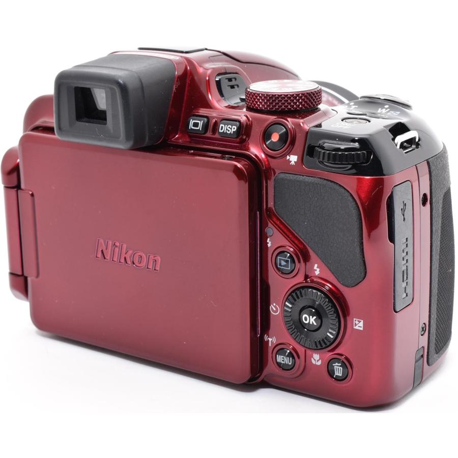 Nikon COOLPIX P600 レッド デジタルカメラ 本体 COOLPIX P ニコン コンデジ Nikon P600 レッド 中古 Wi-Fi搭載 新品SD