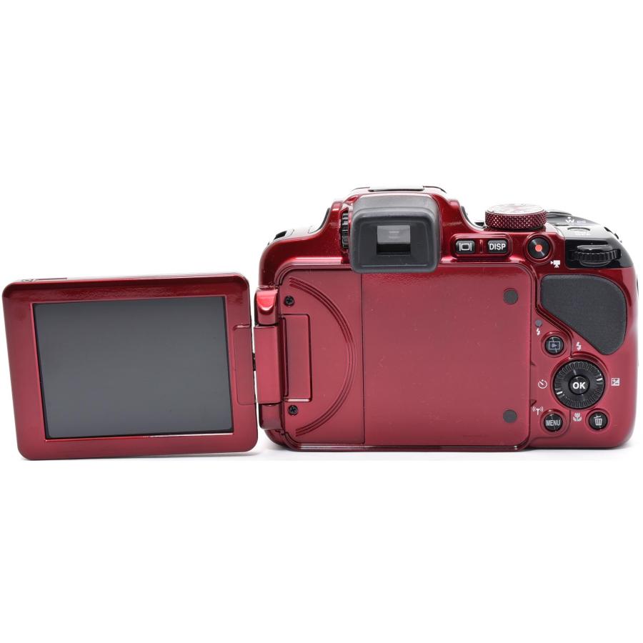 COOLPIX P ニコン コンデジ Nikon P600 レッド 中古 Wi-Fi搭載 新品SD
