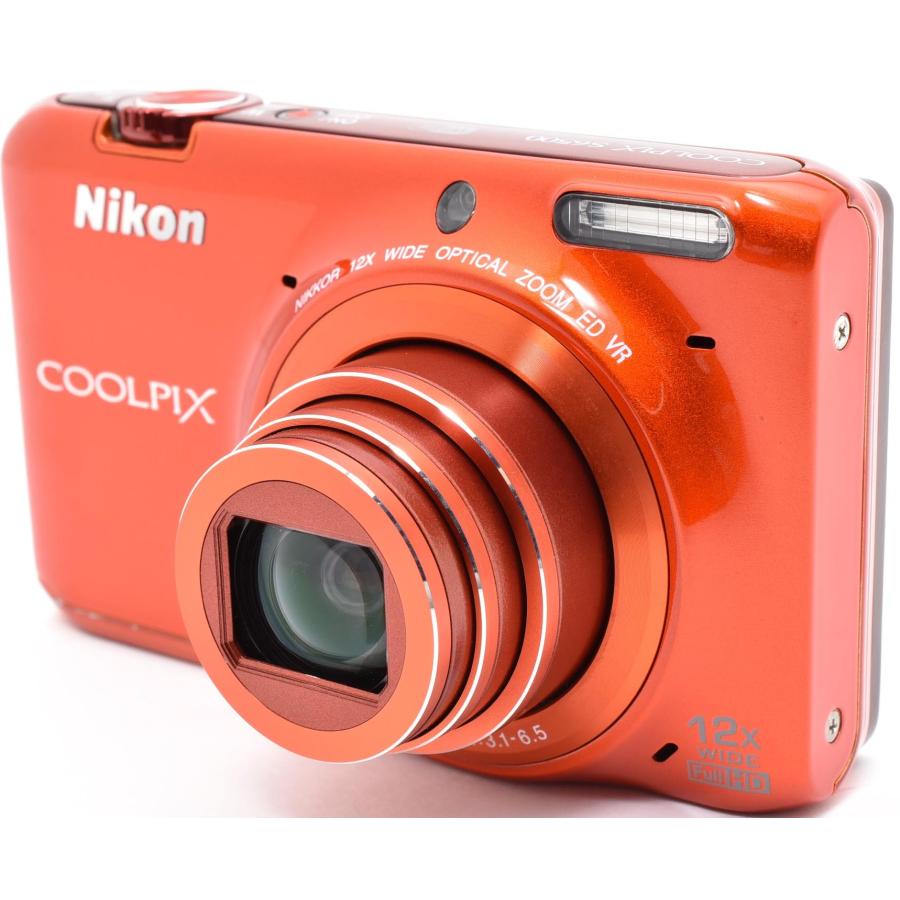 COOLPIX S ニコン コンデジ Nikon S6500 マンダリンオレンジ 中古 新品