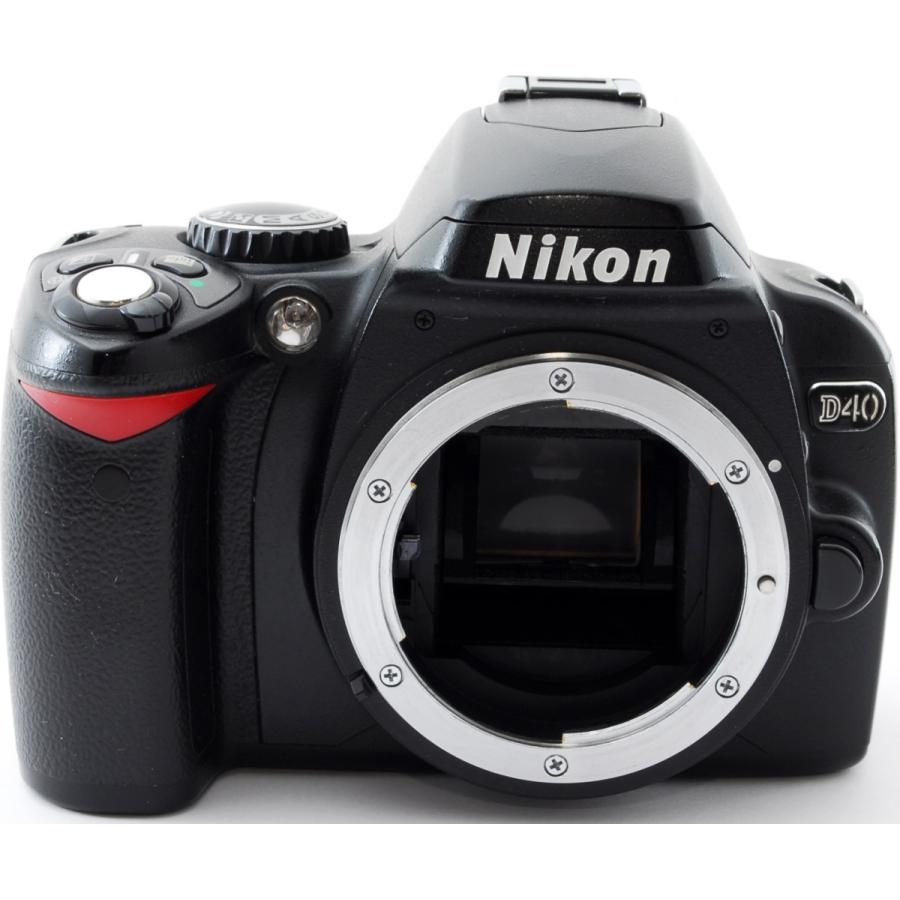 ニコン デジタル一眼 Nikon D40 ダブルズームキットII 中古 新品SDカード付き 届いてすぐに使える｜i-camera-shop｜02