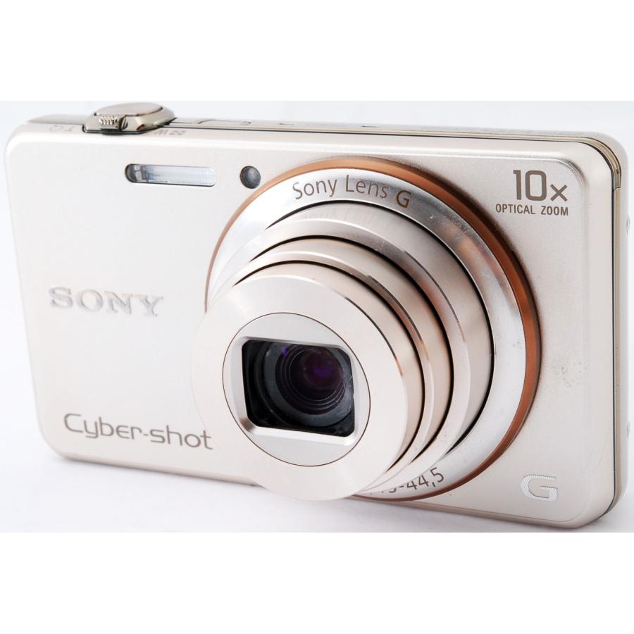 サイバーショット コンデジ ソニー SONY DSC-WX200 ゴールド 中古 Wi