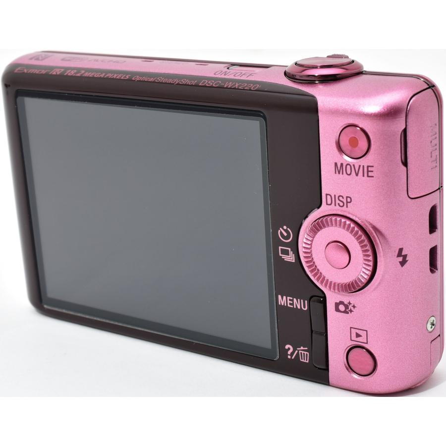 サイバーショット ソニー コンデジ SONY Cyber-shot DSC-WX220 ピンク