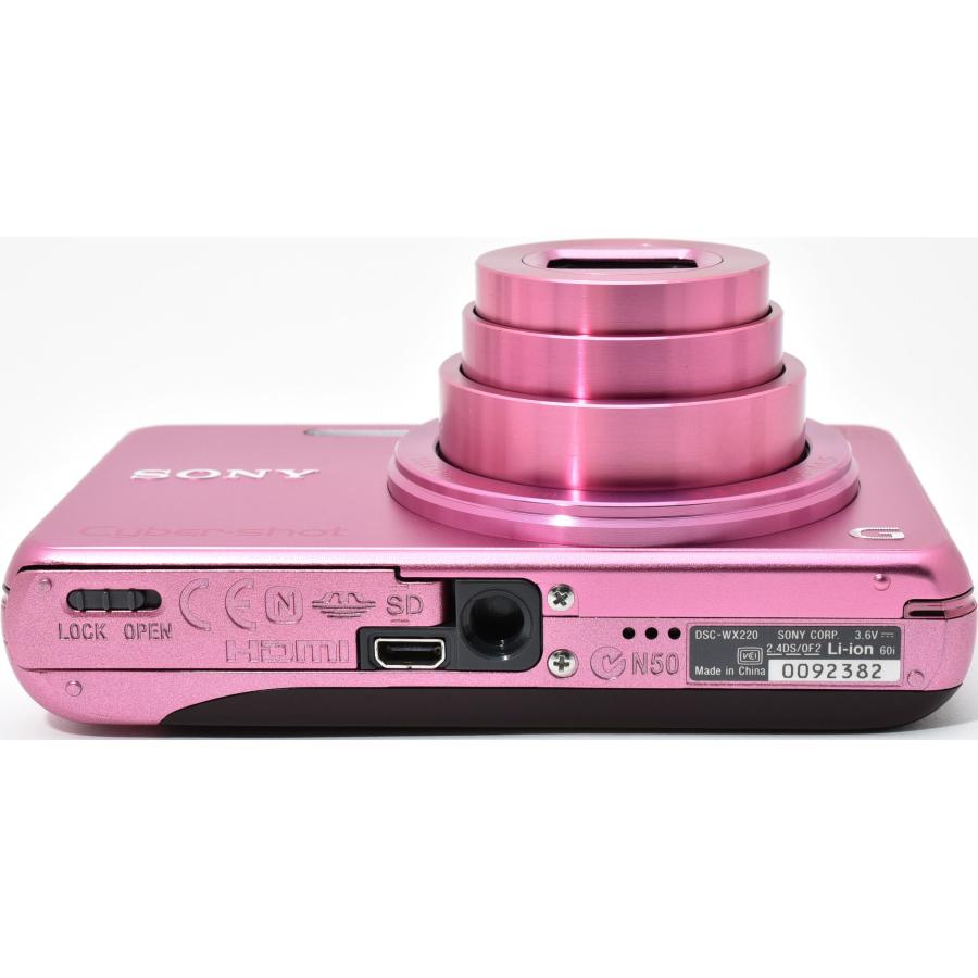 【動作品・特典あり】SONY Cyber-shot DSC-WX220 PINK サイバーショット ソニー コンデジ SONY Cyber-shot DSC-WX220 ピンク