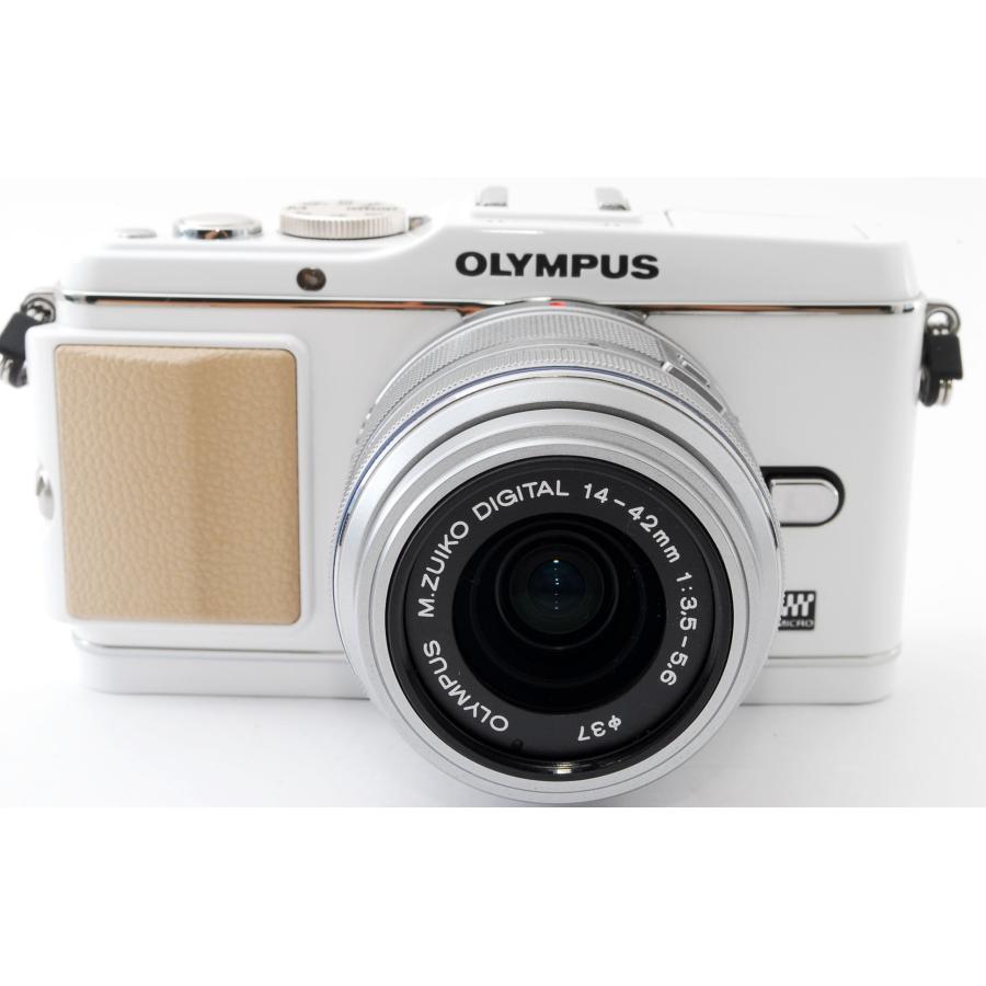 OLYMPUS PEN ミラーレス オリンパス E-P3 レンズキット ホワイト 中古