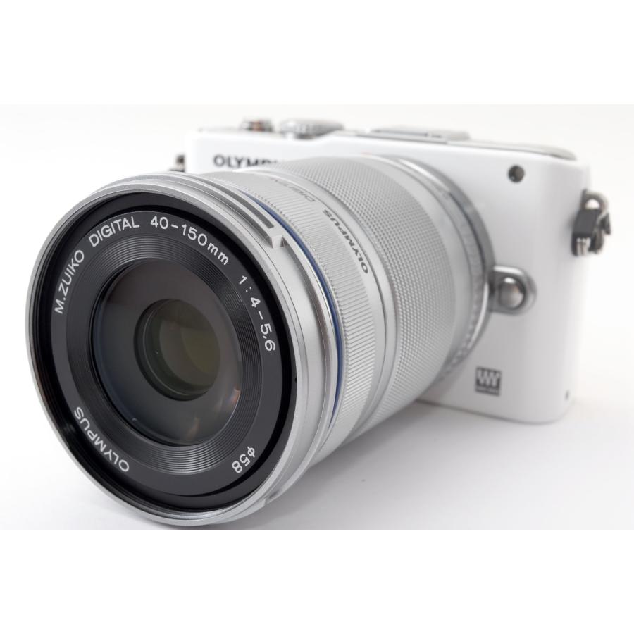 【美品】OLYMPUS E-PL3 ホワイト 本体　即日発送！ OLYMPUS PEN オリンパス ミラーレス Lite E-PL3 ダブルズームキット